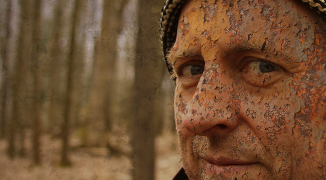 Bryan Root self portrait in rust